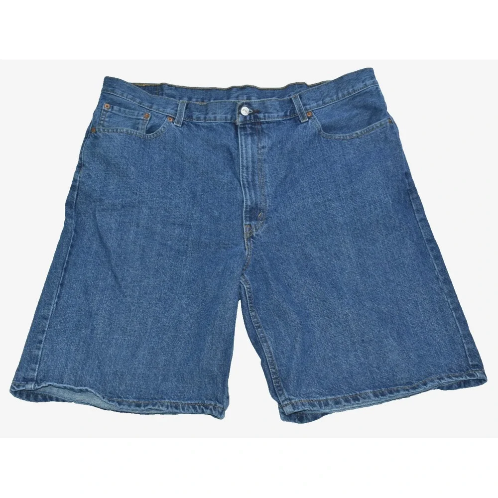 Levi's 550 Denim Shorts Jorts Men's Shorts Size 42 Blue Denim Bermuda